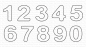 Preview: Die-namics - Bottle Cap Numbers