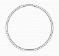 Preview: Die-namics - Stitched Circle Shaker *limitiert*