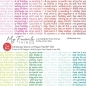 Preview: MFT Design Papier 6" x 6" - Christmas Text