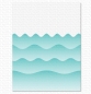 Preview: MFT - 6" x 6" Schablone - Summer Waves