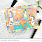 Preview: MFT - 6" x 6" Scene Stencil - Tiny Clouds Stencil