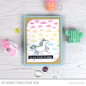 Preview: MFT - 6" x 6" Scene Stencil - Tiny Clouds Stencil