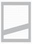 Preview: MFT - 4 1/2" x 6" Stencil - Smart Mask Diag High Low