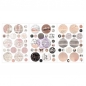 Preview: Prima Marketing Amelia Rose Circle Stickers Traveling Rose