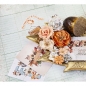 Mobile Preview: Prima Marketing Mulberry Paper Flowers - Together/Pumpkin & Spice 9 Stk.