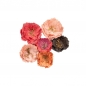 Preview: Prima Marketing Mulberry Paper Flowers - Strawberry Kisses/Strawberry Milkshake 6 Stk.