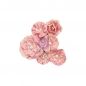 Preview: Prima Marketing Mulberry Paper Flowers - Sugar & Milk/Strawberry Milkshake 6 Stk.