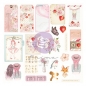 Preview: Prima Marketing Ephemera - Strawberry Milkshake Cardstock 44.Stk