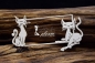 Preview: SnipArt Chipboards Witch Please – Frame with Cats – Layered