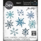 Preview: Sizzix Tim Holtz Thinlits - Scribbly Snowflakes