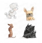 Preview: Stamping Bella - Frenchie, Scottie Poodle and Dachsie