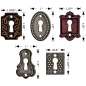 Preview: Tim Holtz Keyholes - Schlüssellöcher