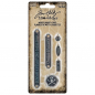 Preview: Tim Holtz - Word Plaques + Tags - Halloween 6 Stk.