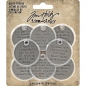 Preview: Tim Holtz Quote Tokens 8 Stk.Rund