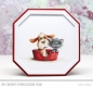 Preview: Die-namics - Single Stitch Line Tag-Corner Square Frames *limitiert*