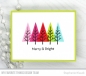 Preview: MFT Die-Namics Stanz & Stempel Set - Trio of Trees