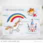 Preview: MFT Die-Namics Stanz & Stempel Set - Rainbows & Unicorns