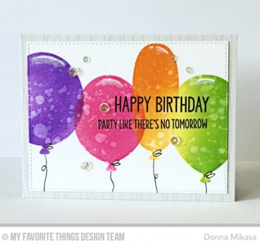 MFT - 6" x 6" Schablone - Stencil Big Balloons *limitiert*