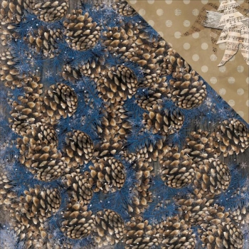 Bo Bunny 12" Sleigh Ride - Pinecones