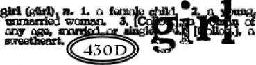 girl definition