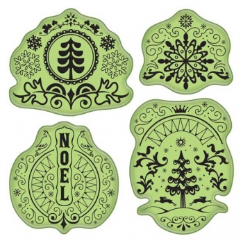 Inkadinkado Stamping Gear Cling Stamps -Folk Winter