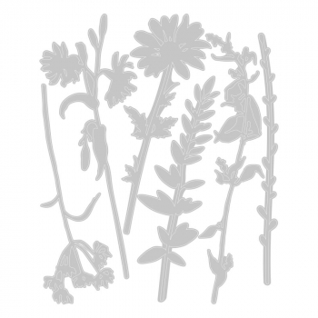 Sizzix Tim Holtz Thinlits - Vault Wildflowers