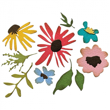 Sizzix Sidekick Side-Order Thinlits/ Texture Fades - Vault Floristry