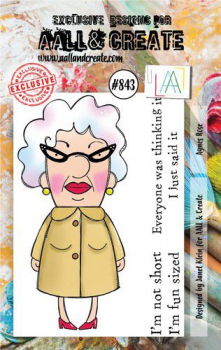 AALL & CREATE Clear Stamps - Agnes Rose