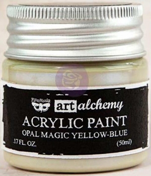 Prima Marketing Acrylic Paint - Opal Magic Yellow-Blue