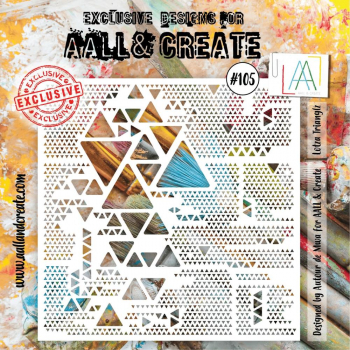 AALL & Create - Stencil - Lotza Trianglz #105