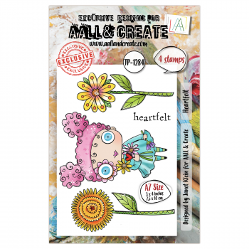 AALL & CREATE Clear Stamps - Heartfelt #1284