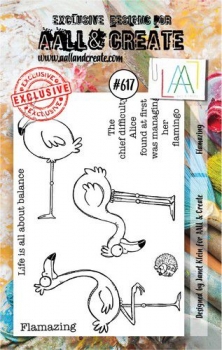 AALL & CREATE Clear Stamps - Flamazing