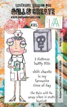 AALL & CREATE Clear Stamps - Nurse Dee #705