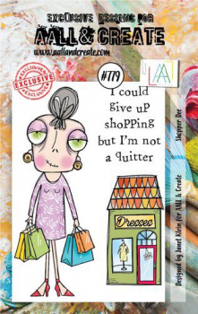 AALL & CREATE Clear Stamps - Shopper Dee #779