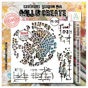 AALL & Create - Stencil - Abstract 21 #243