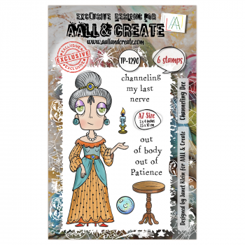 AALL & CREATE Clear Stamps - Channeling Dee #1290