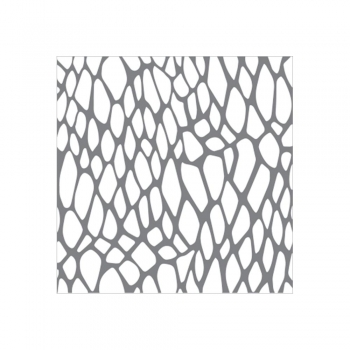 %Andy Skinner - 6" x 6" Schablone - Snake`s Web%