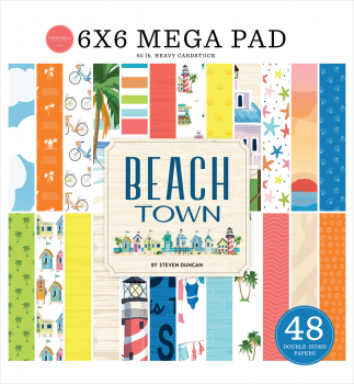 Carta Bella Mega Paper Pack - Beach Town - 6" x 6"