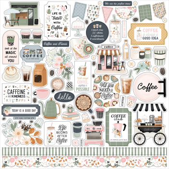 Carta Bella - Collection Kit - 12" x 12" - Coffee Shop