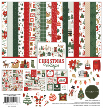Carta Bella - Collection Kit - 12" x 12" - Christmas Village