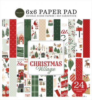 Carta Bella Paper Pack - Christmas Village - 6" x 6"