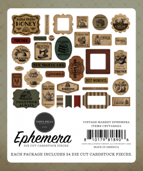 Carta Bella Ephemera - Vintage Market