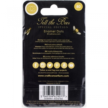 Craft Consortium - Tell the Bees (Special Edition) - Enamel Dots