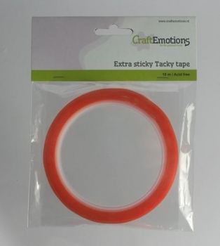 Craft Emotions Extra sticky Tacky Tape - 9 mm