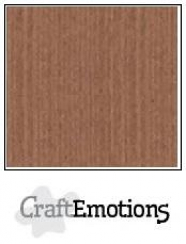Craft Emotions Leinenkarton - Terra Braun