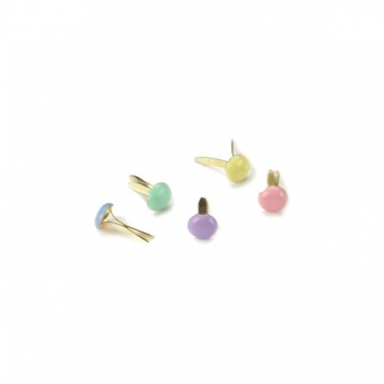 100 Minibrads 3 mm - Pastell