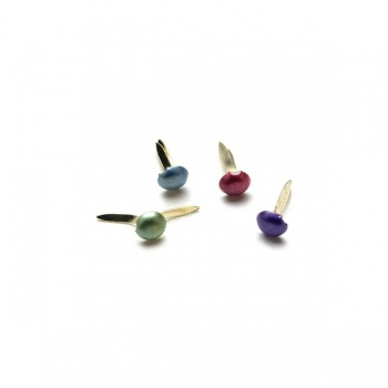 100 Minibrads 3 mm - Metallic Winter