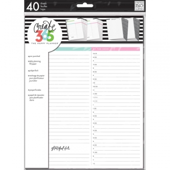 Create 365 Big Planner Fill Paper - White Daily ( Tages Kalender)