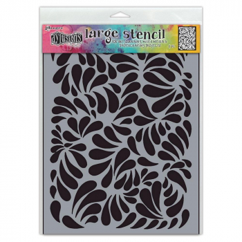 Dylusions large stencil - Brush Strokes