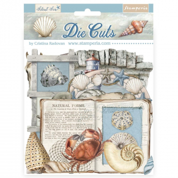 Stamperia - Die Cuts - Silent Sea 37 Stk.